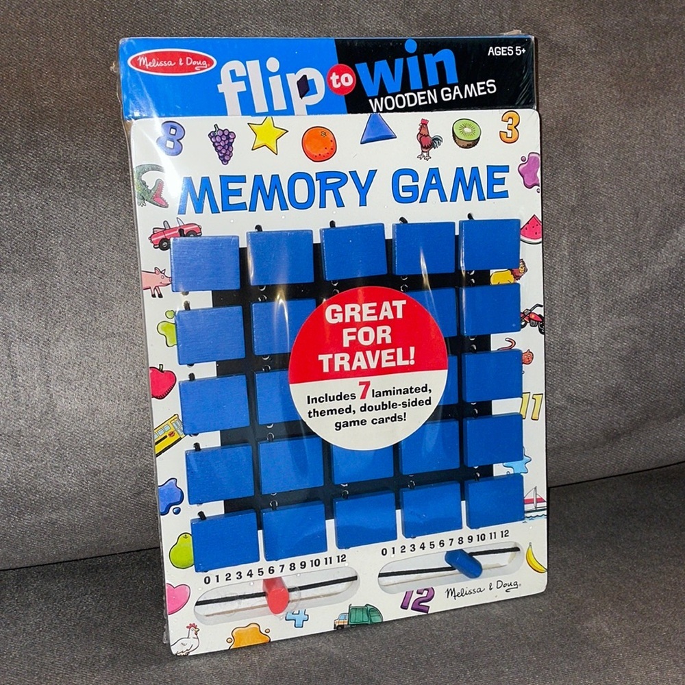Melissa & Doug flip to Win wooden game. Ages 5+ - Picture 1 of 5